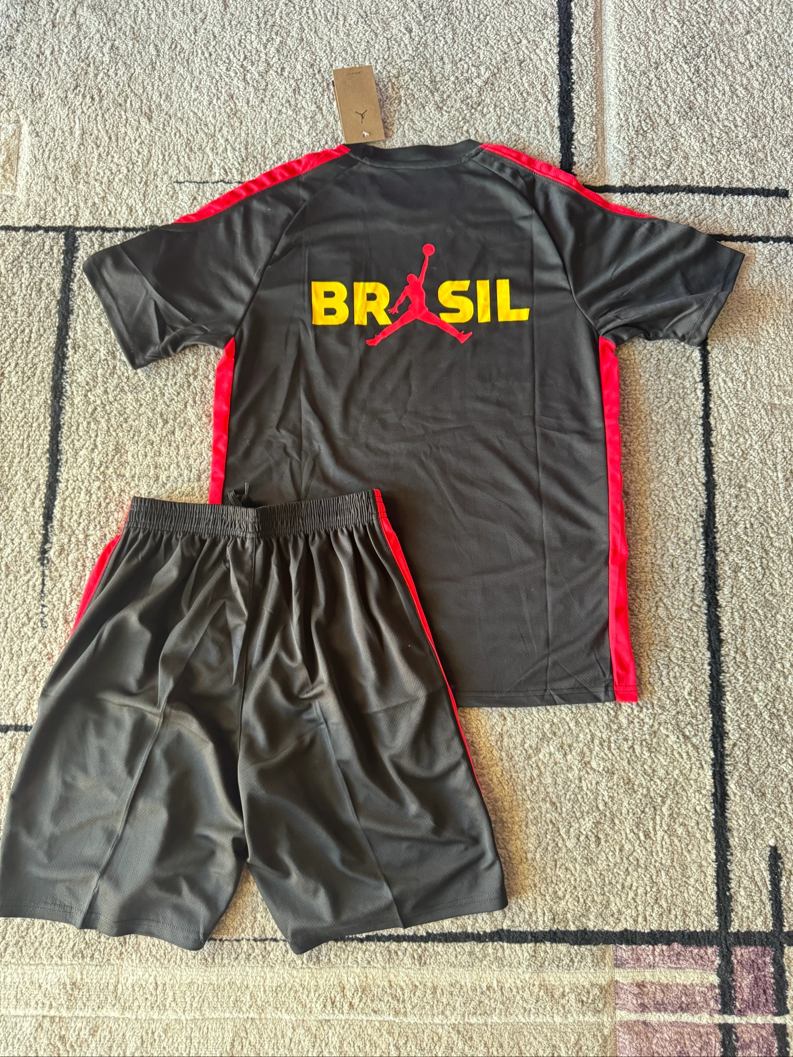 Brazil Training Kit Black and Red (Sponsor Guaraná Antártica) – photo 4